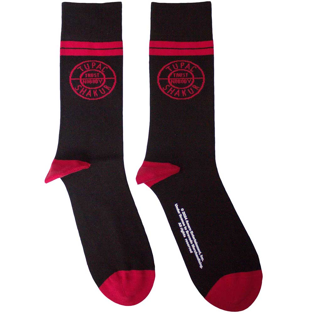 Ponožky 2Pac - Circle Logo, Unisex,Čierna,UK 7 - 11