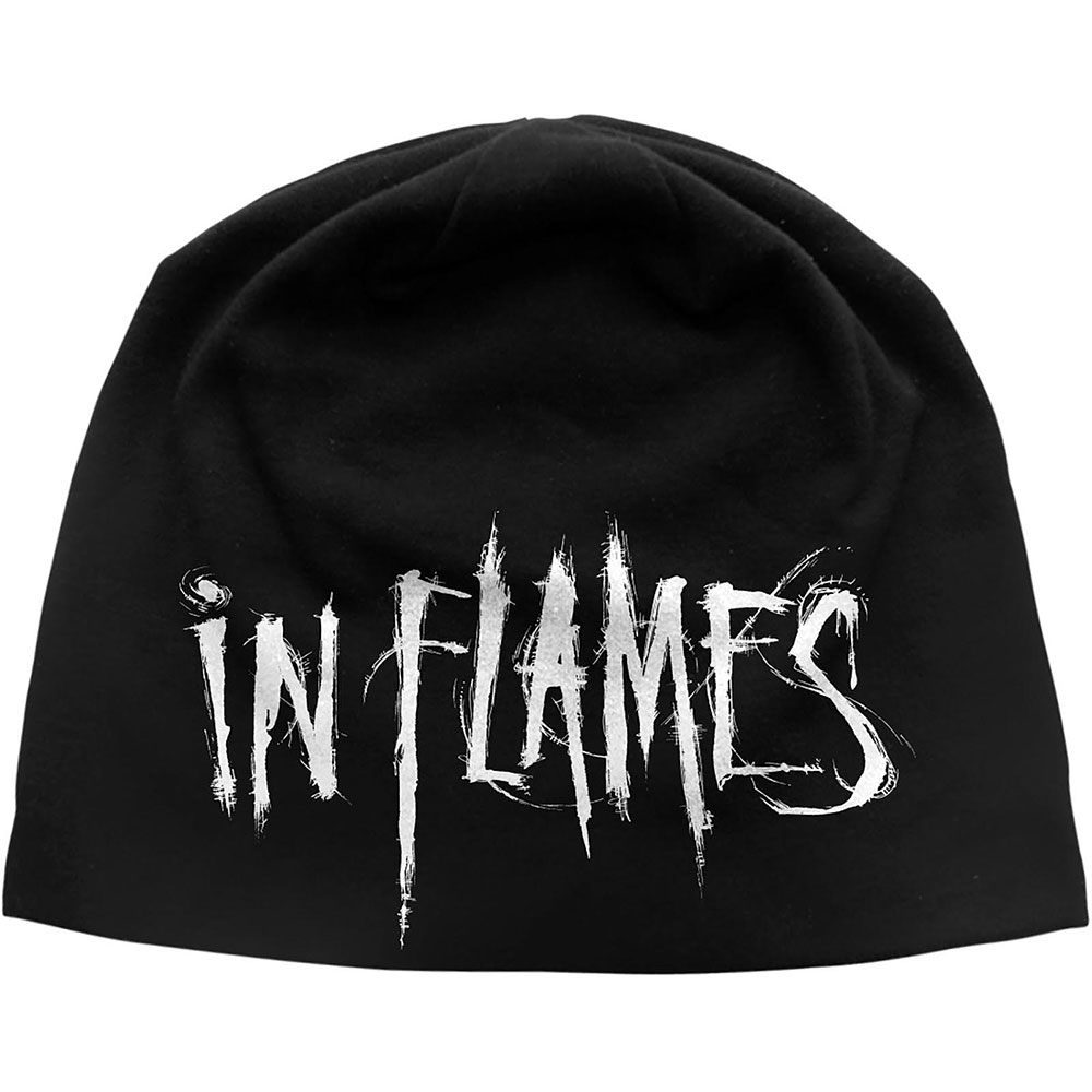 Čapica In Flames - Logo, Unisex,Čierna,Univerzálna