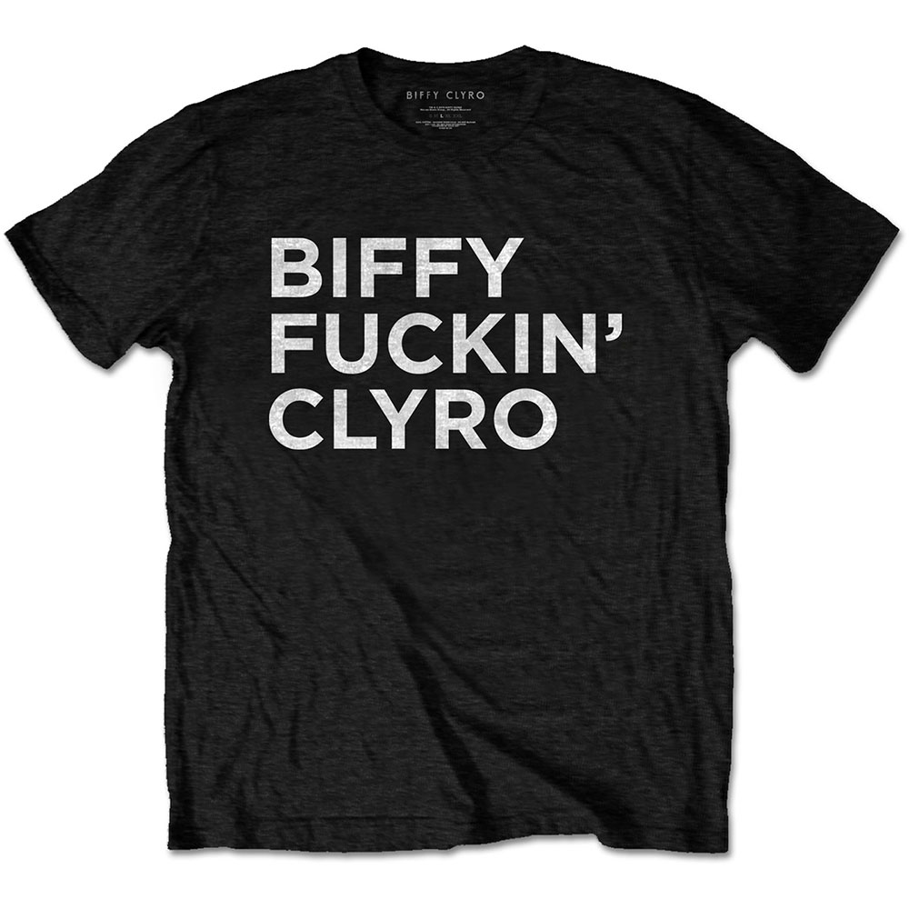 Tričko Biffy Clyro - Biffy Fucking Clyro, Unisex,Čierna,XXL