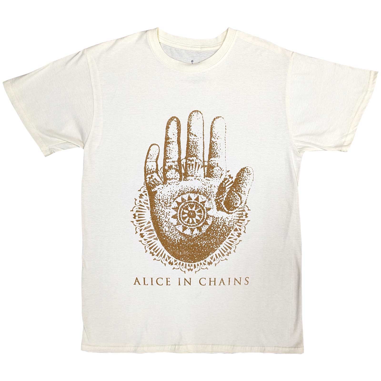 Tričko Alice In Chains - Hand, Unisex,Natural,XXL