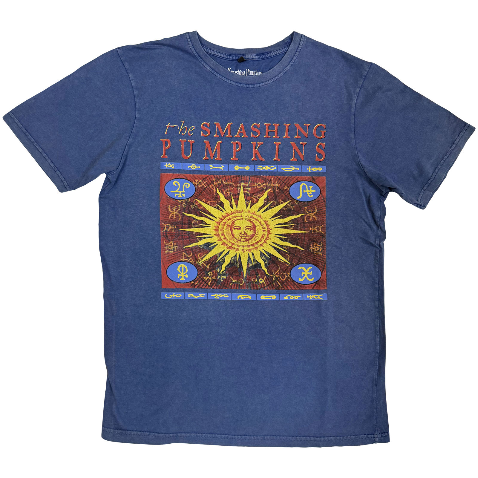 Tričko The Smashing Pumpkins - Sun Box, Unisex,Modrá,XL