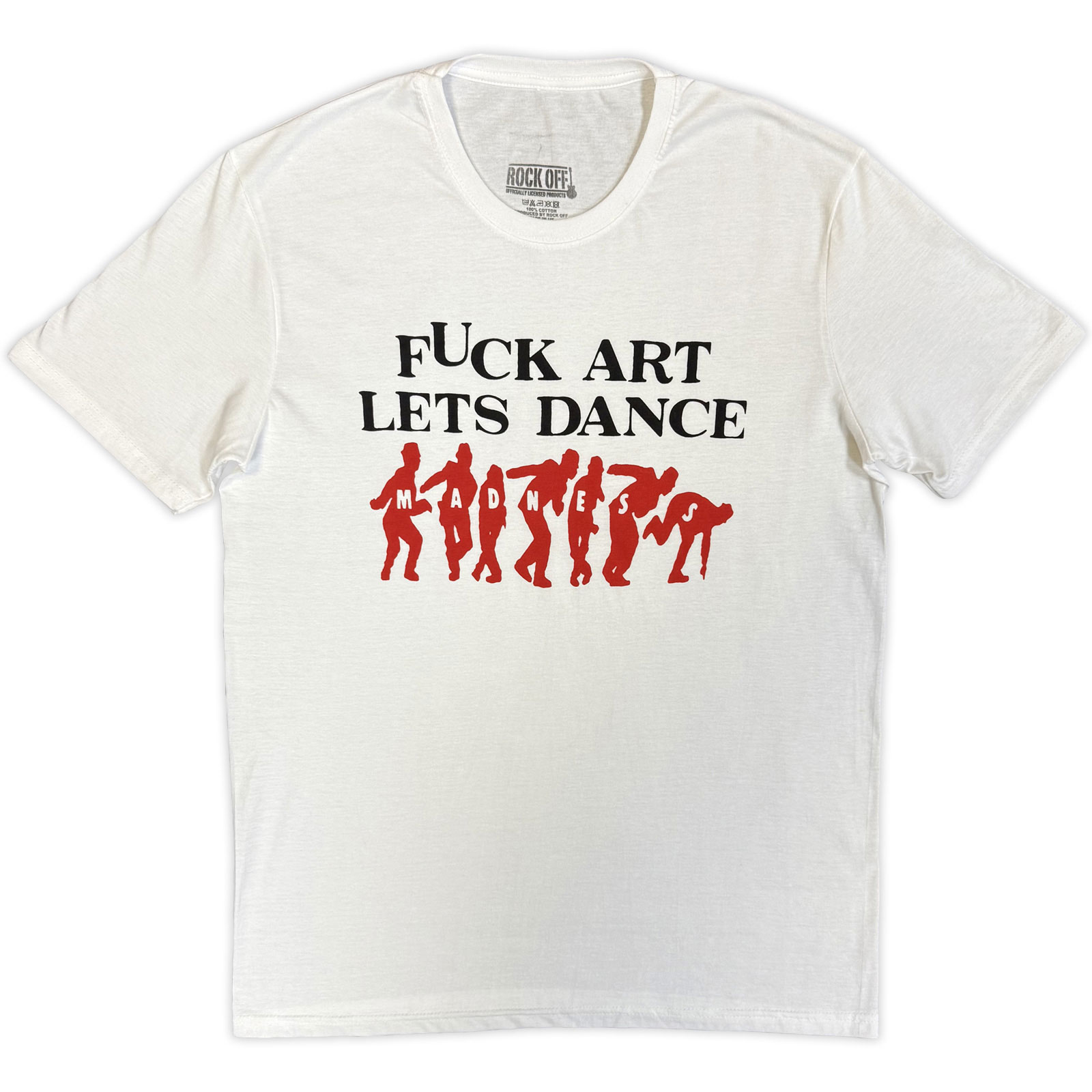 Tričko MADNESS - Fuck Art, Unisex,Biela,XXL