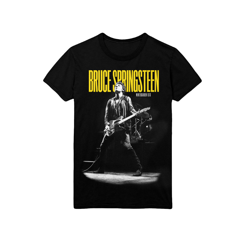 Tričko Bruce Springsteen - Winterland Ballroom Guitar, Unisex,Čierna,XXL