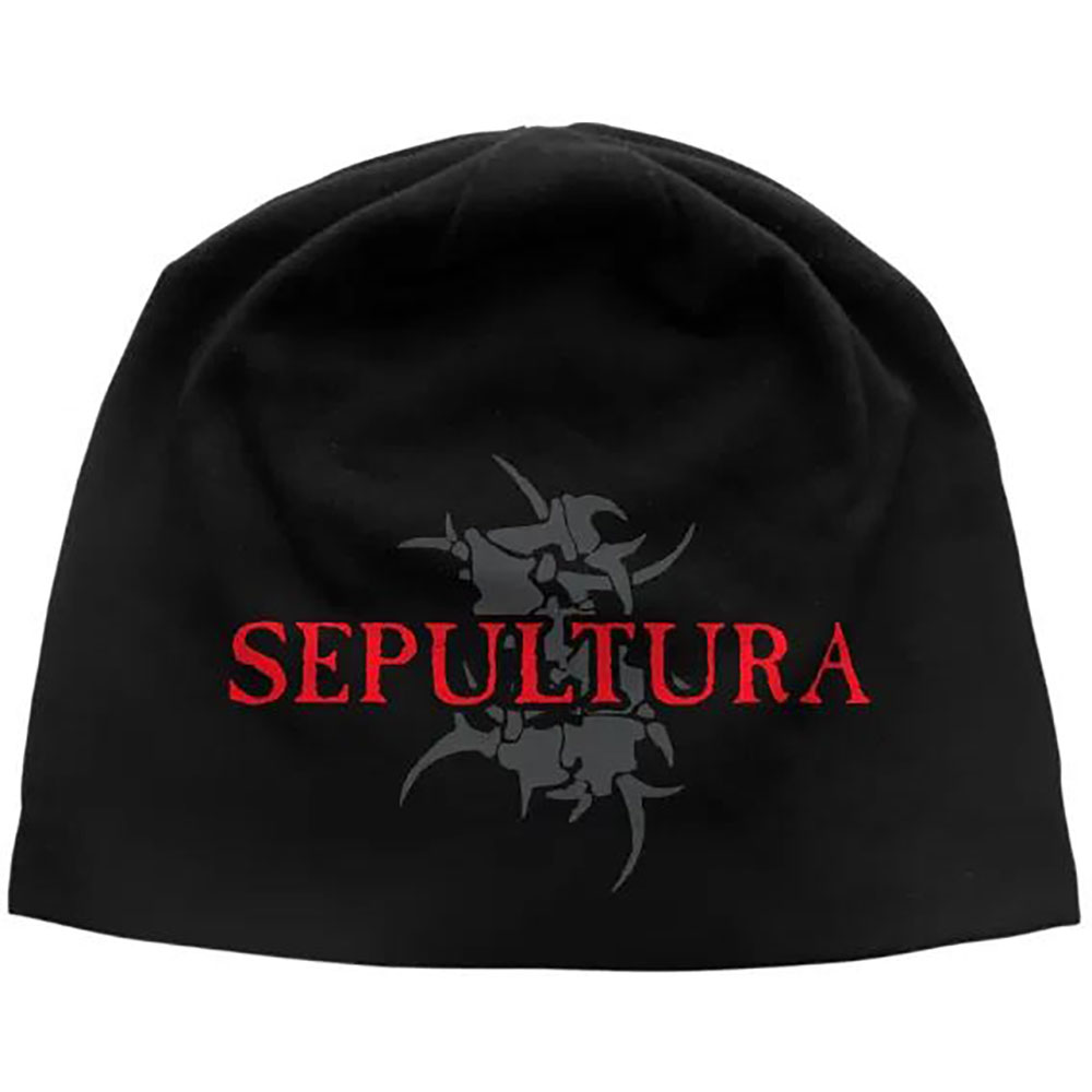 Čapica Sepultura - Logo & Tribal S JD Print, Unisex,Čierna,Univerzálna