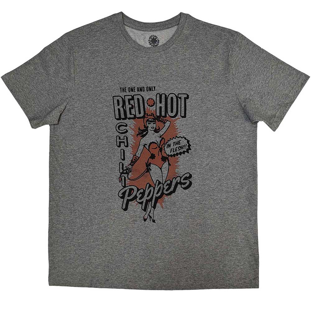 Tričko Red hot chili peppers - In The Flesh, Unisex,Šedá,XXL