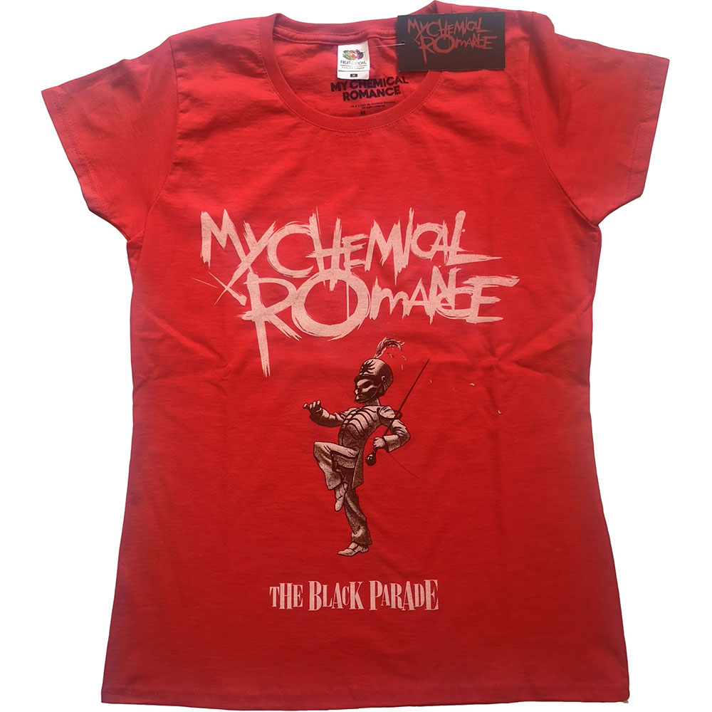 Tričko My Chemical Romance - The Black Parade Cover, Žena,Červená,XL