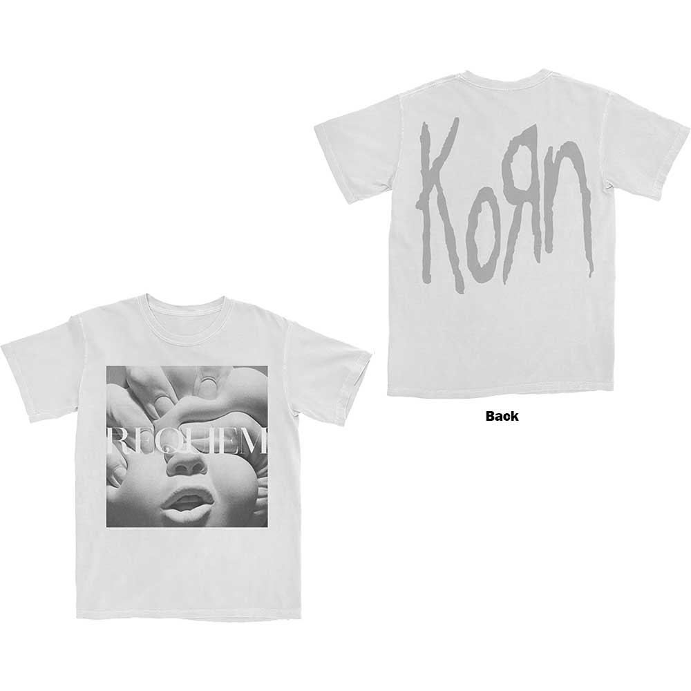 Tričko Korn - Requiem Album Cover, Unisex,Biela,XXL