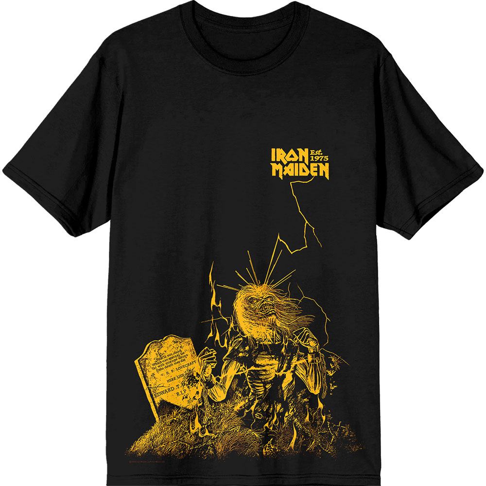 Tričko Iron Maiden - Est.1975 Life After Death Lightning, Unisex,Čierna,XXL