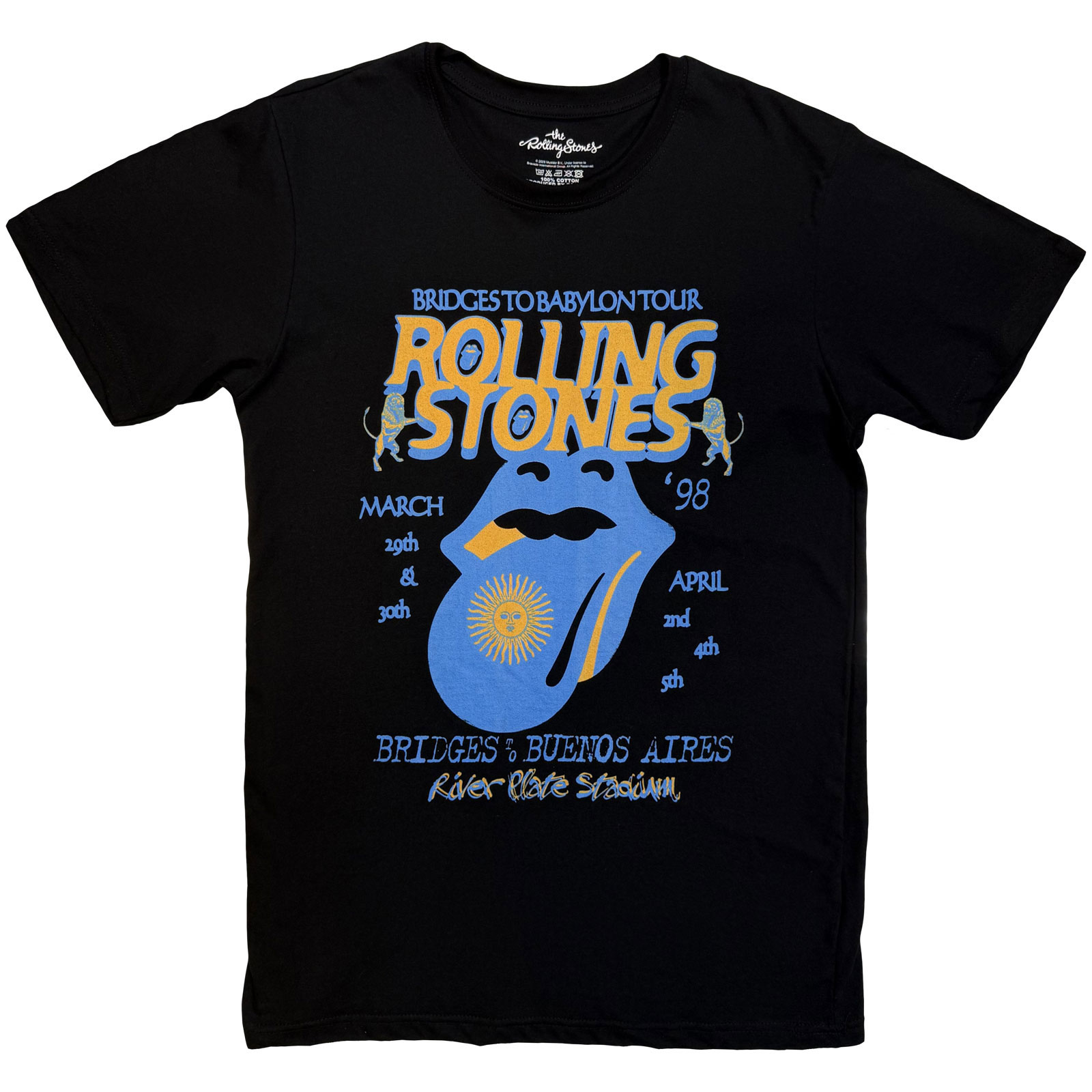 Tričko The Rolling Stones - River Plate Stadium, Unisex,Čierna,XXL