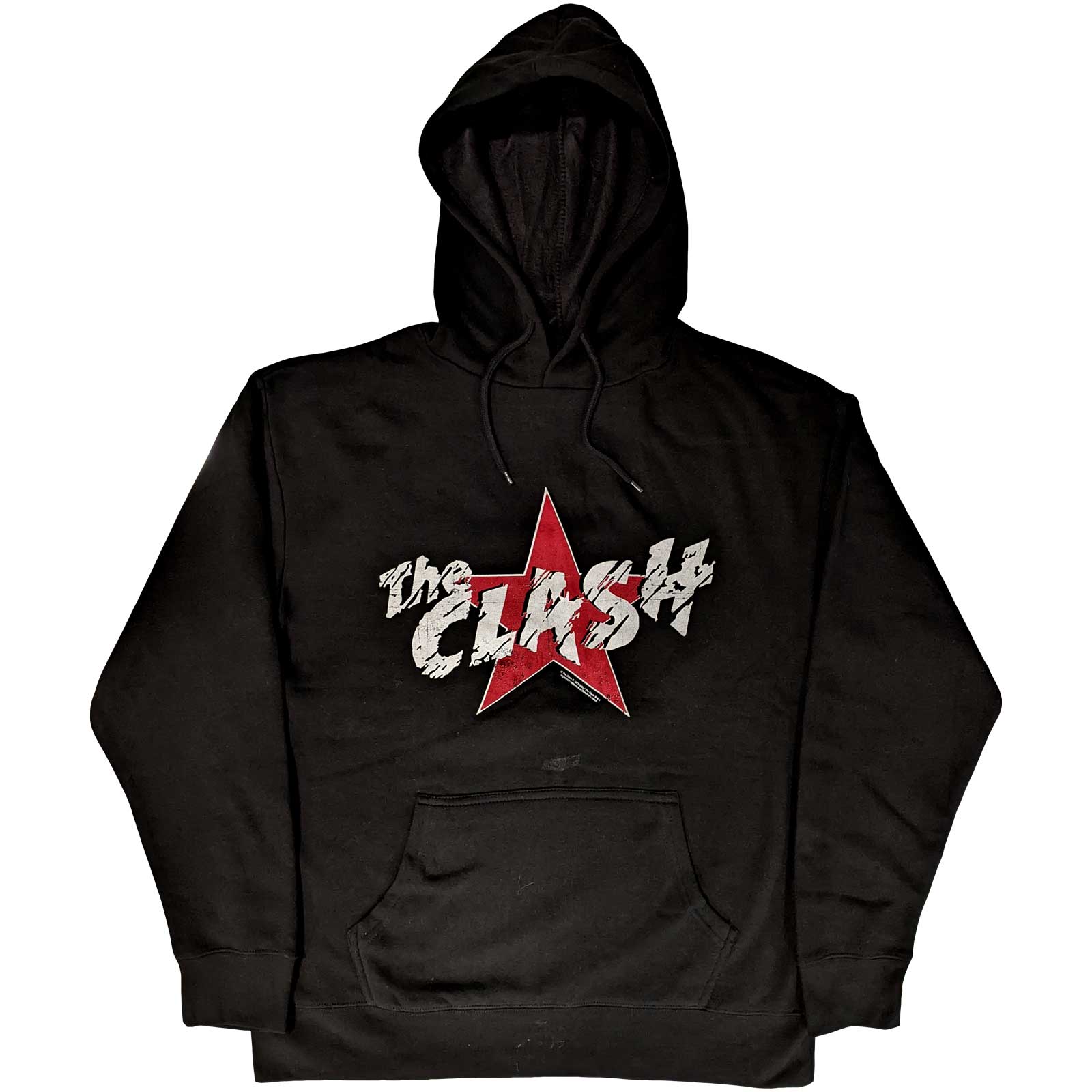 Mikina The Clash - Star Logo, Unisex,Čierna,XXL