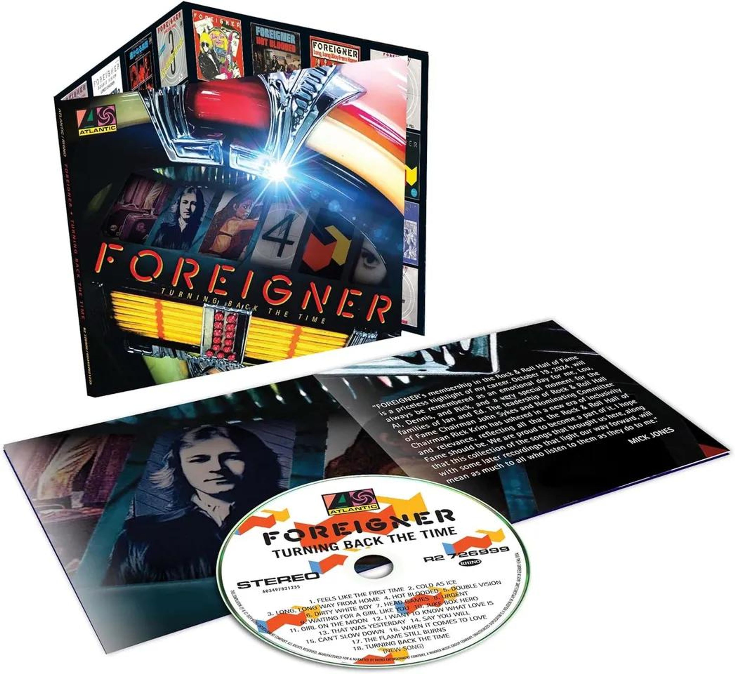 CD Foreigner - TURNING BACK THE TIME