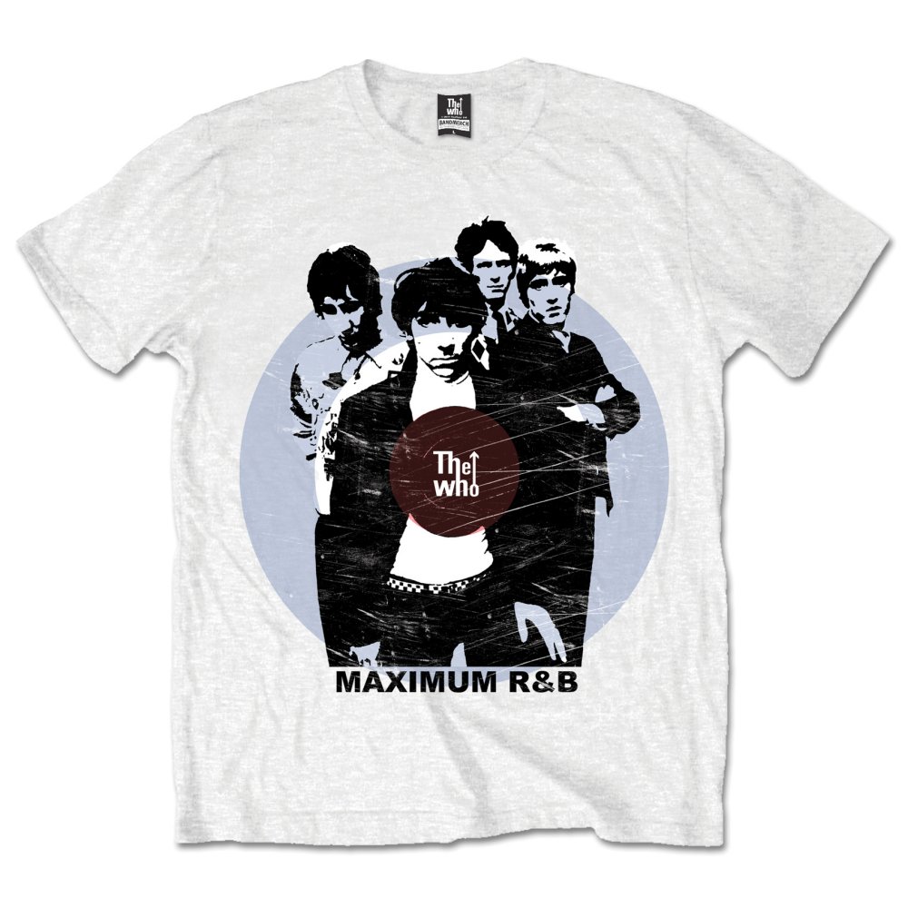 Tričko The Who - Maximum Rhythm & Blues, Unisex,Biela,XXL