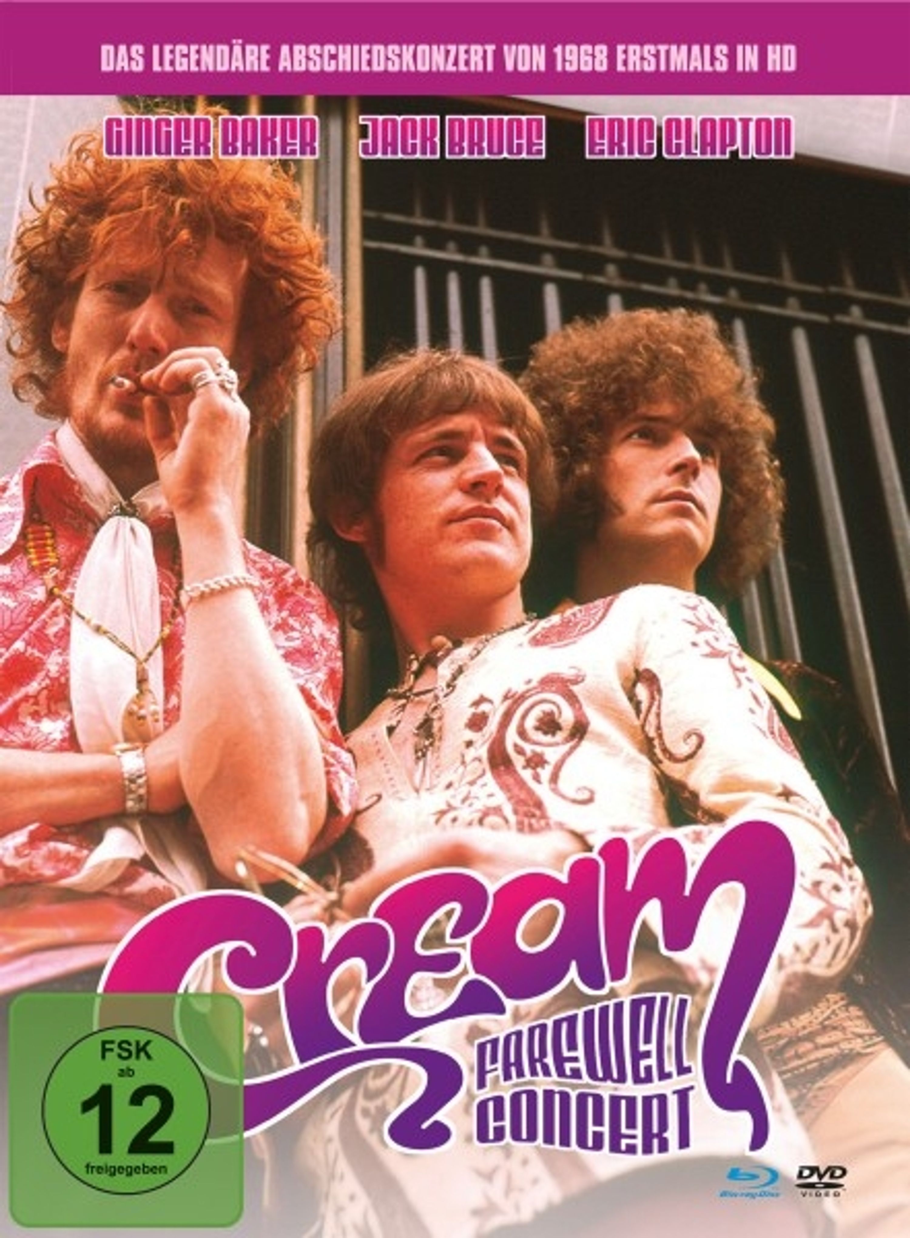 DVD Cream - FAREWELL CONCERT 1968