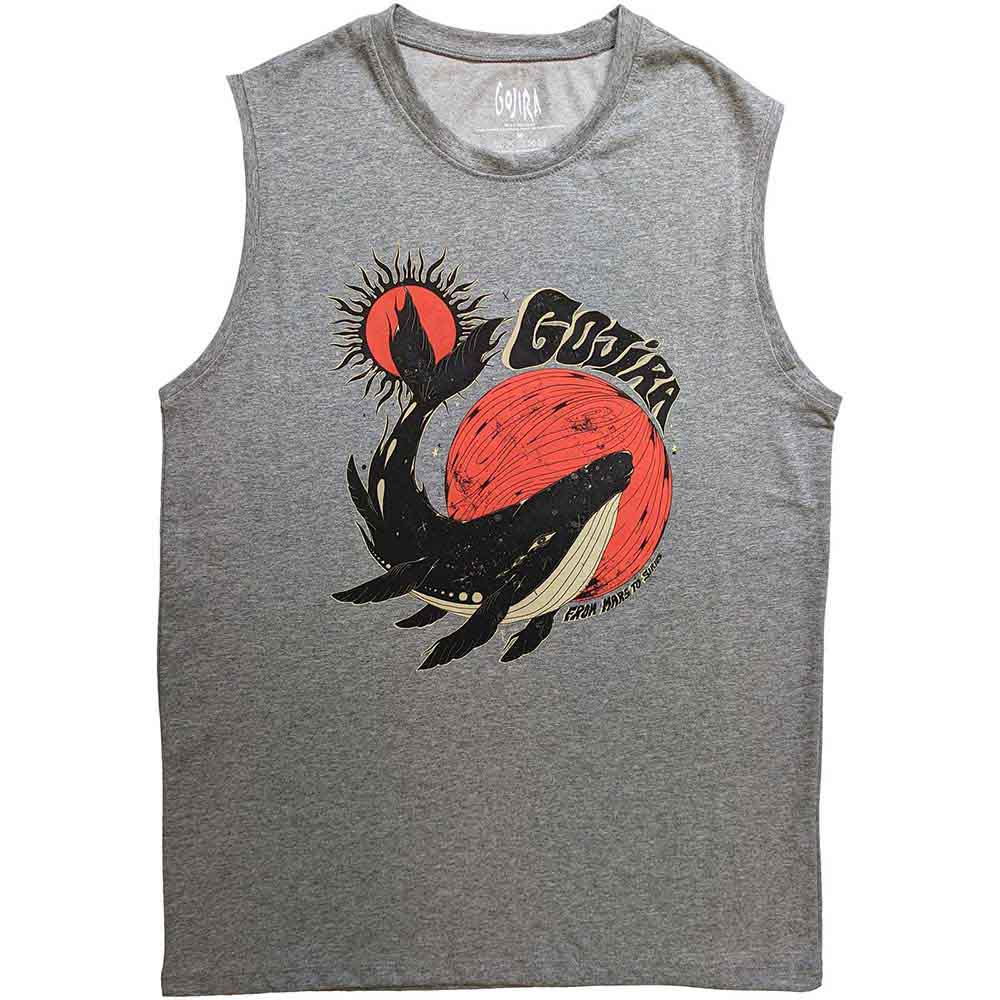 Tielko Gojira - Whale, Unisex,Šedá,XL