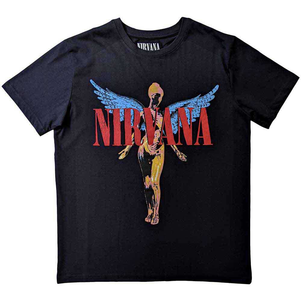 Tričko Nirvana - Angelic, Dieťa,Čierna,7 – 8 rokov