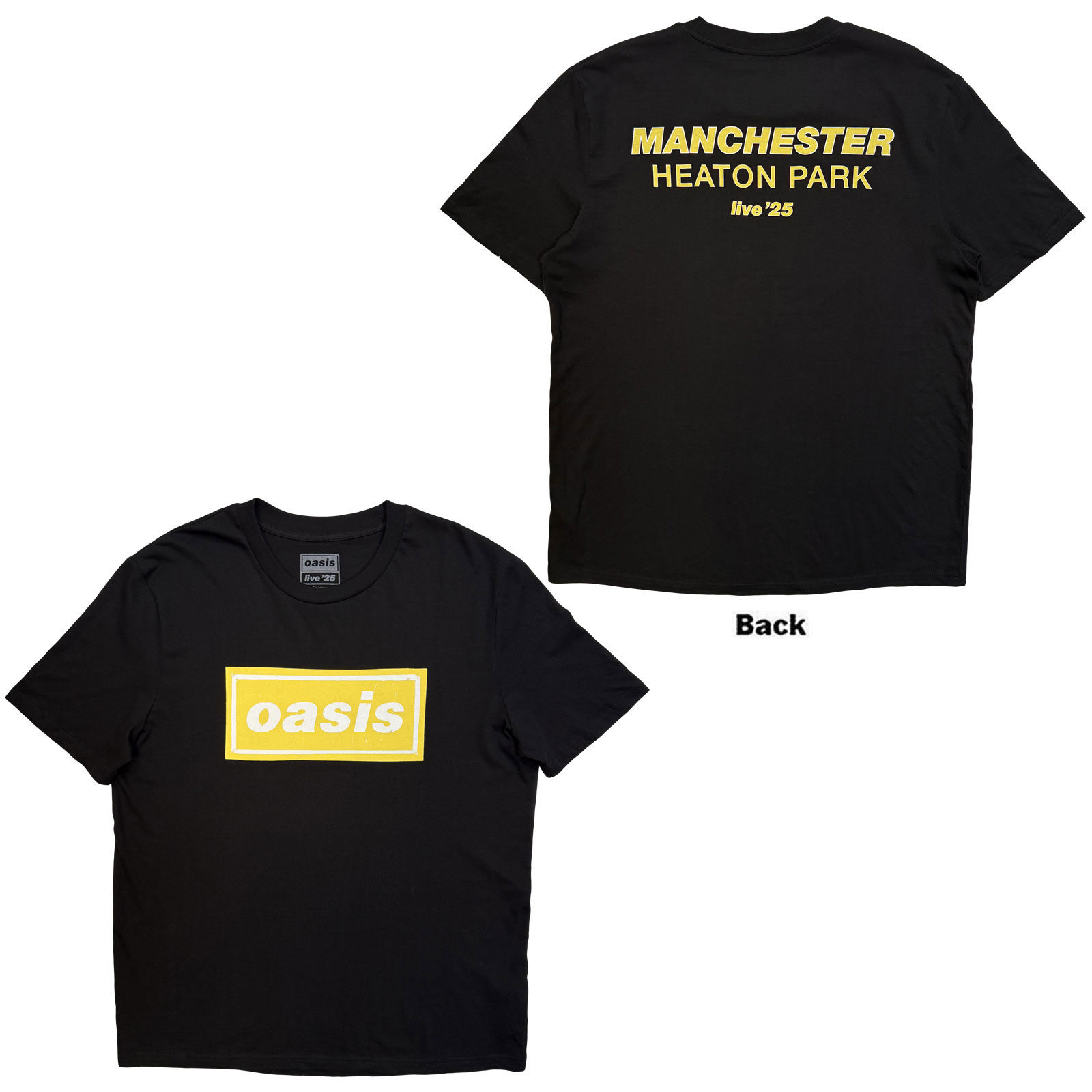 Tričko Oasis - Manchester City Pop Up, Unisex,Čierna,L