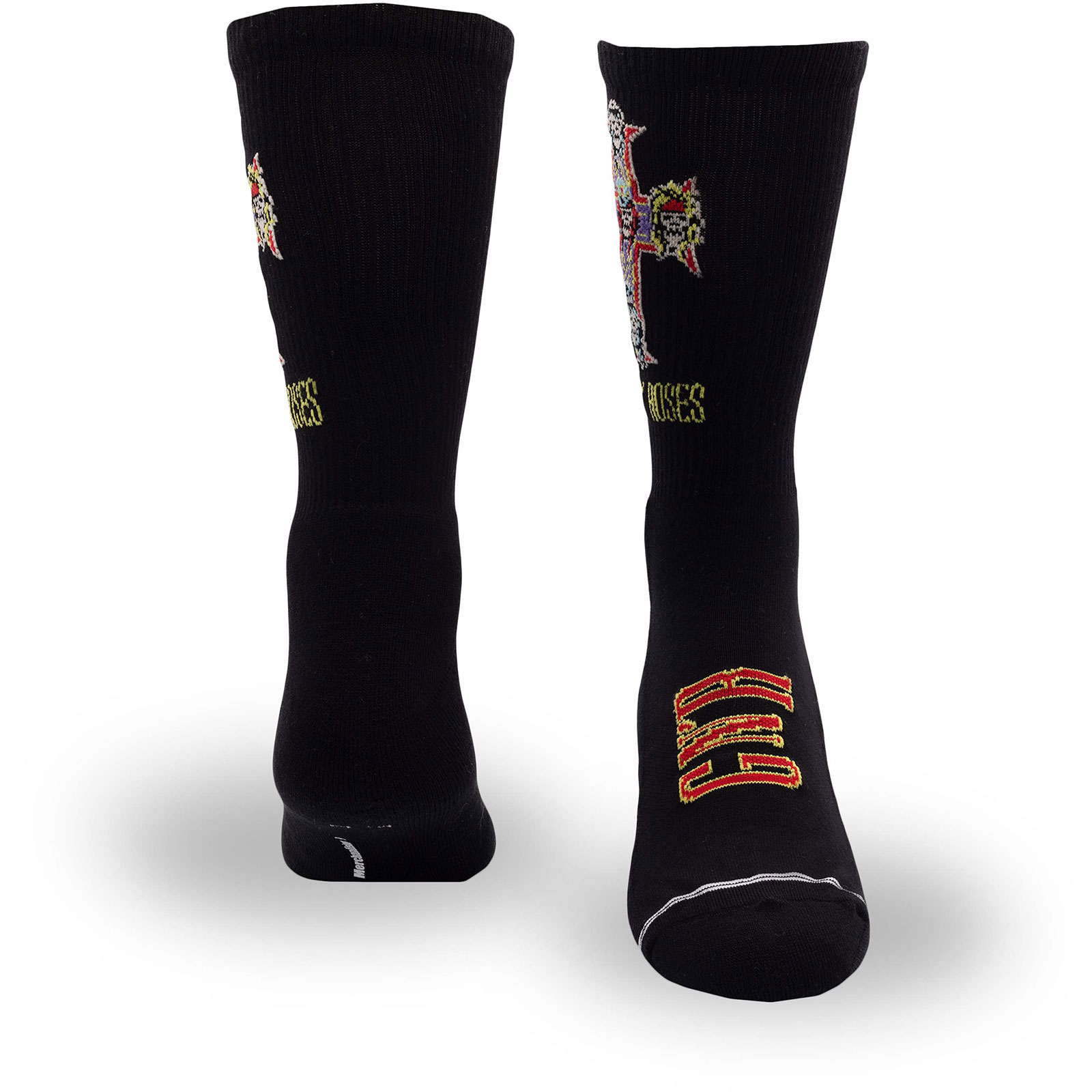 Ponožky Guns N’ Roses - Unisex Crew Socks: Appetite For Destruction (Black)  (UK Size 6.5 - 11), Unisex,Čierna,Univerzálna