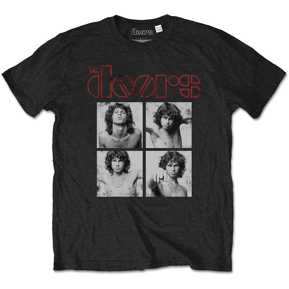 Tričko The Doors - Boxes, Unisex,Čierna,XXL