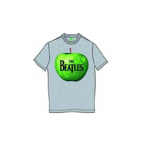 Tričko The Beatles - Apple Logo, Unisex,Šedá,XXL