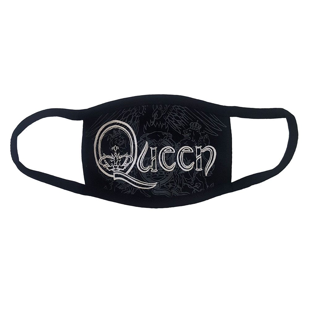 Rúško Queen - White Retro Logo