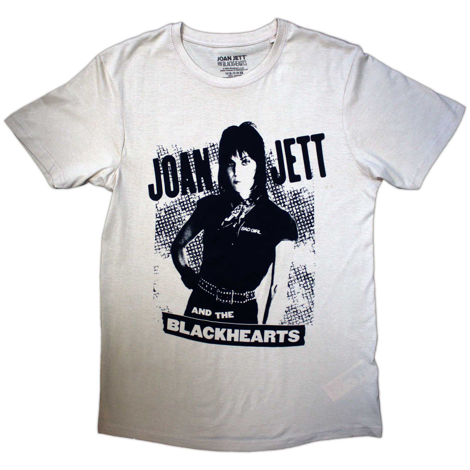 Tričko Joan Jett & The Blackhearts - Crosshatch, Unisex,Natural,XXL