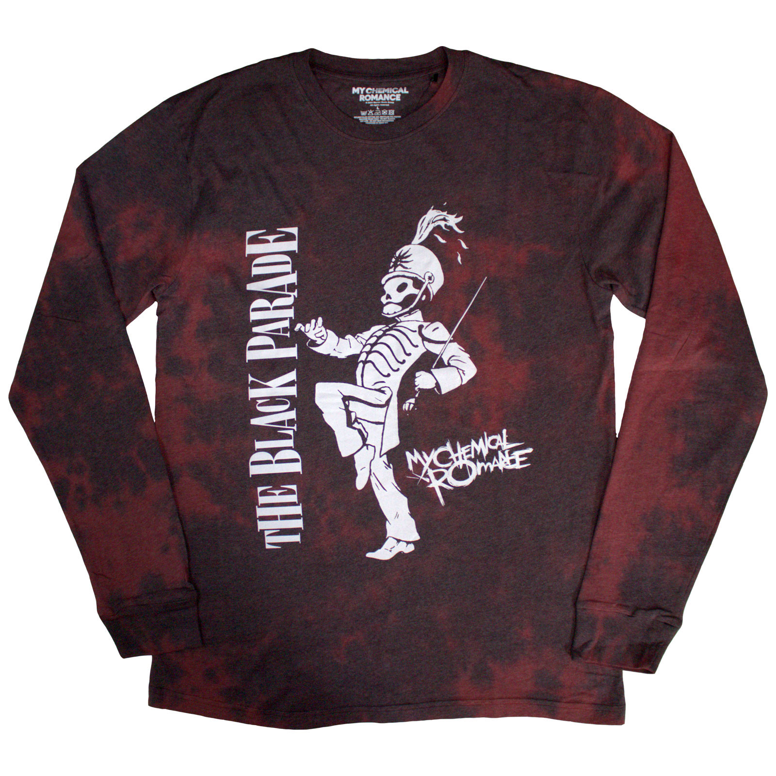 Tričko s dlhým rukávom My Chemical Romance - Marching, Unisex,Červená,XXL