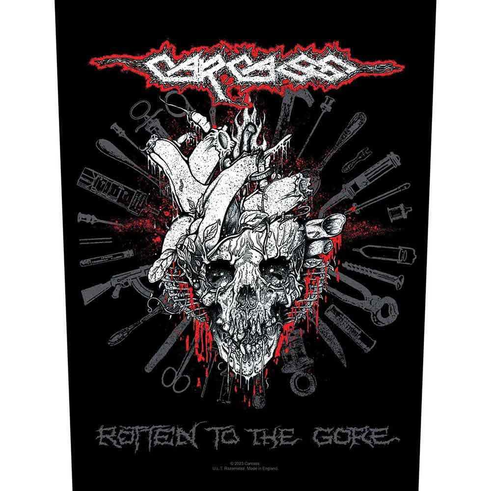 Nažehlovačka Carcass - Rotten To The Gore