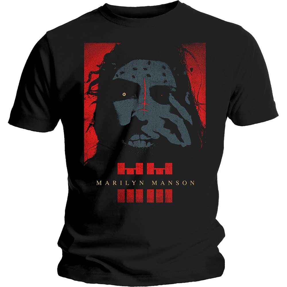 Tričko Marilyn Manson - Rebel, Unisex,Čierna,XXL