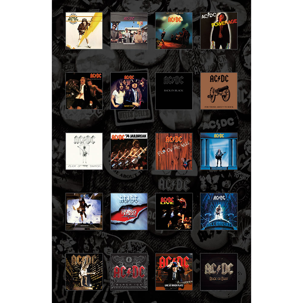 Plagát AC/DC - Albums