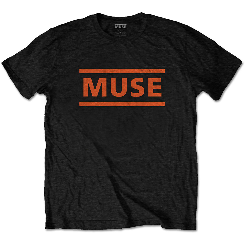 Tričko Muse - Orange Logo, Unisex,Čierna,XXL
