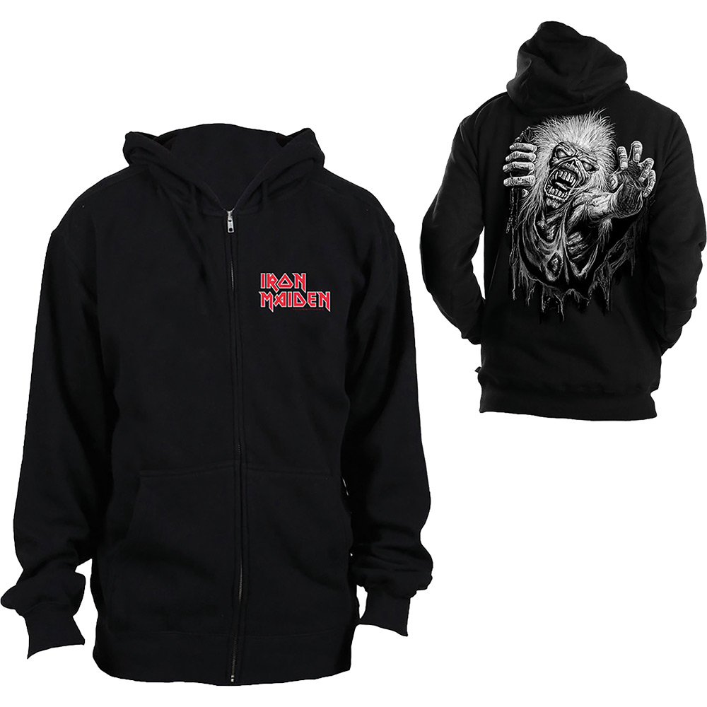 Mikina na zips Iron Maiden - No Prayer, Unisex,Čierna,S