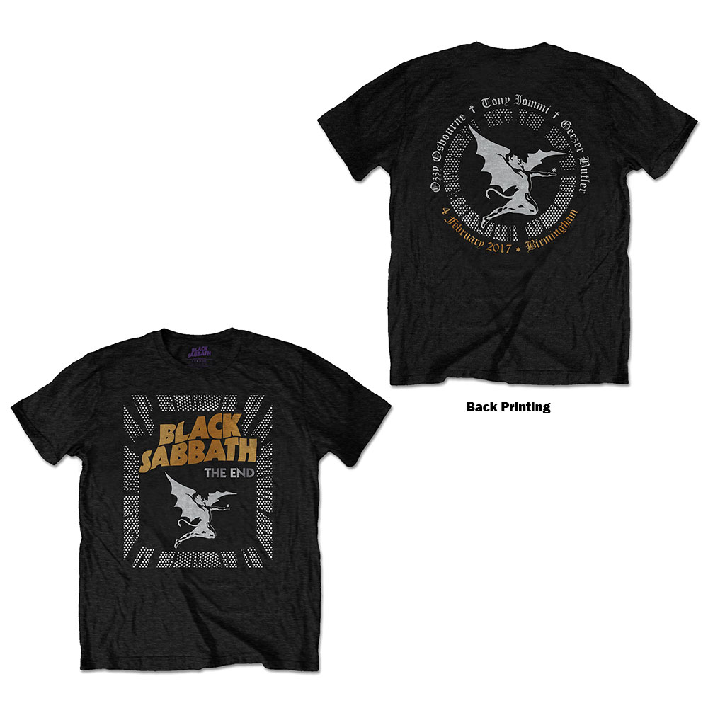 Tričko Black Sabbath - The End Demon, Unisex,Čierna,XXL
