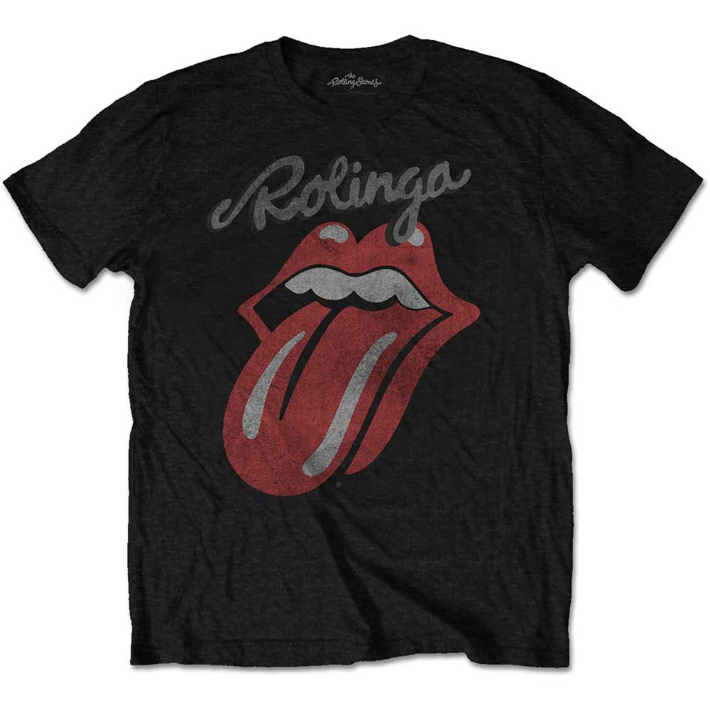 Tričko The Rolling Stones - Rolinga, Unisex,Čierna,XXL