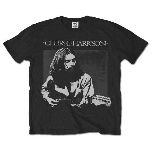 Tričko George Harrison - Live Portrait, Unisex,Čierna,XL
