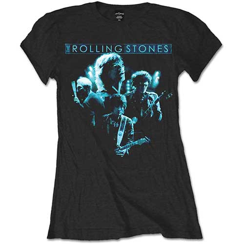 Tričko The Rolling Stones - Band Glow, Žena,Čierna,XXL