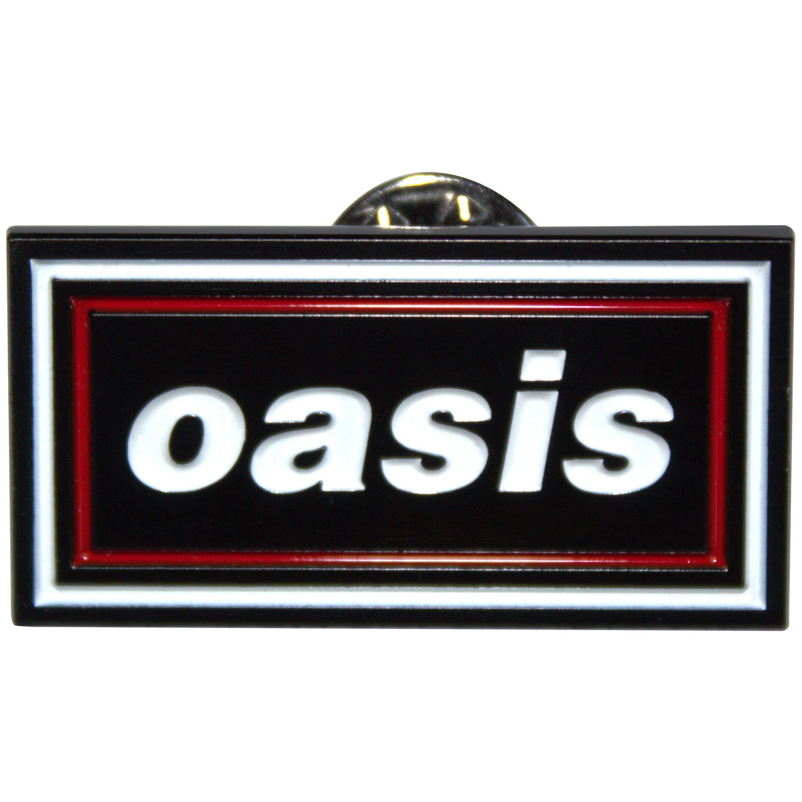 Odznak Oasis - Decca Logo Red & Navy Retro