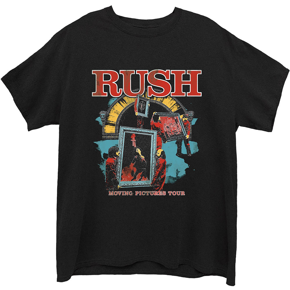 Tričko Rush - Moving Pictures, Unisex,Čierna,M