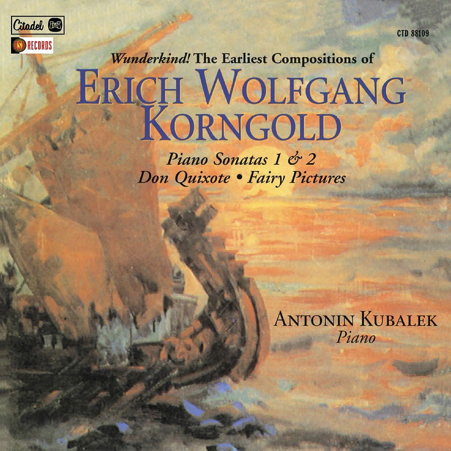 CD Erich Wolfgang Korngold - PIANO SONATAS 1 & 2, DON QUIXOTE, FAIRY PICTURES