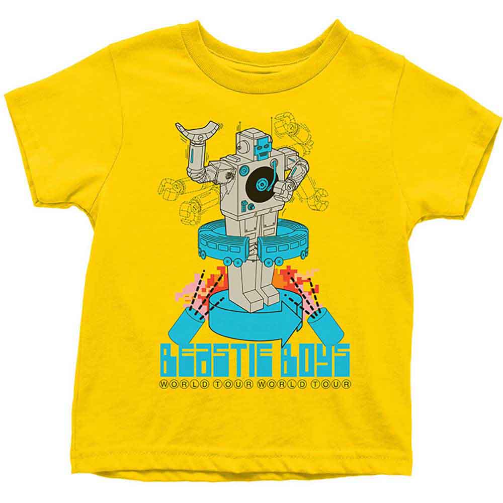 Tričko Beastie Boys - Robot, Dieťa,Žltá,12 – 14 rokov