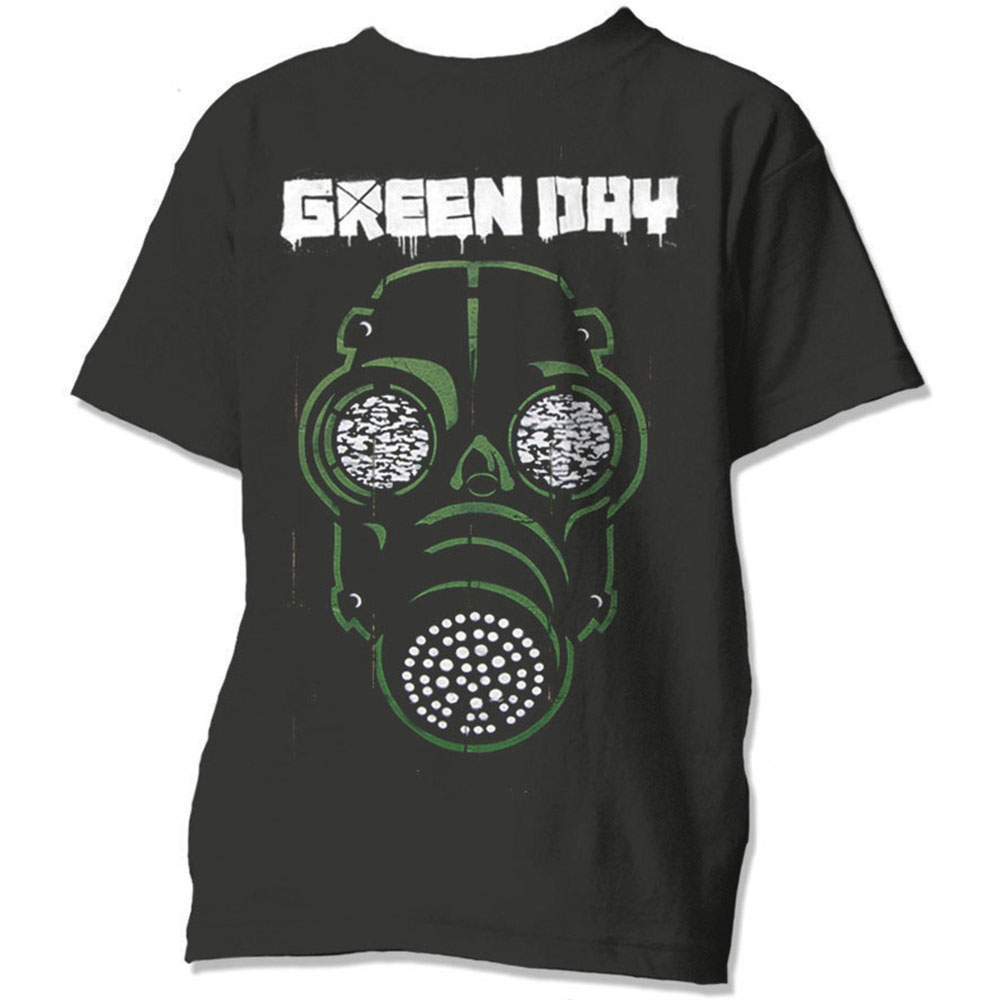 Tričko Green Day - Green Mask, Unisex,Čierna,XXL
