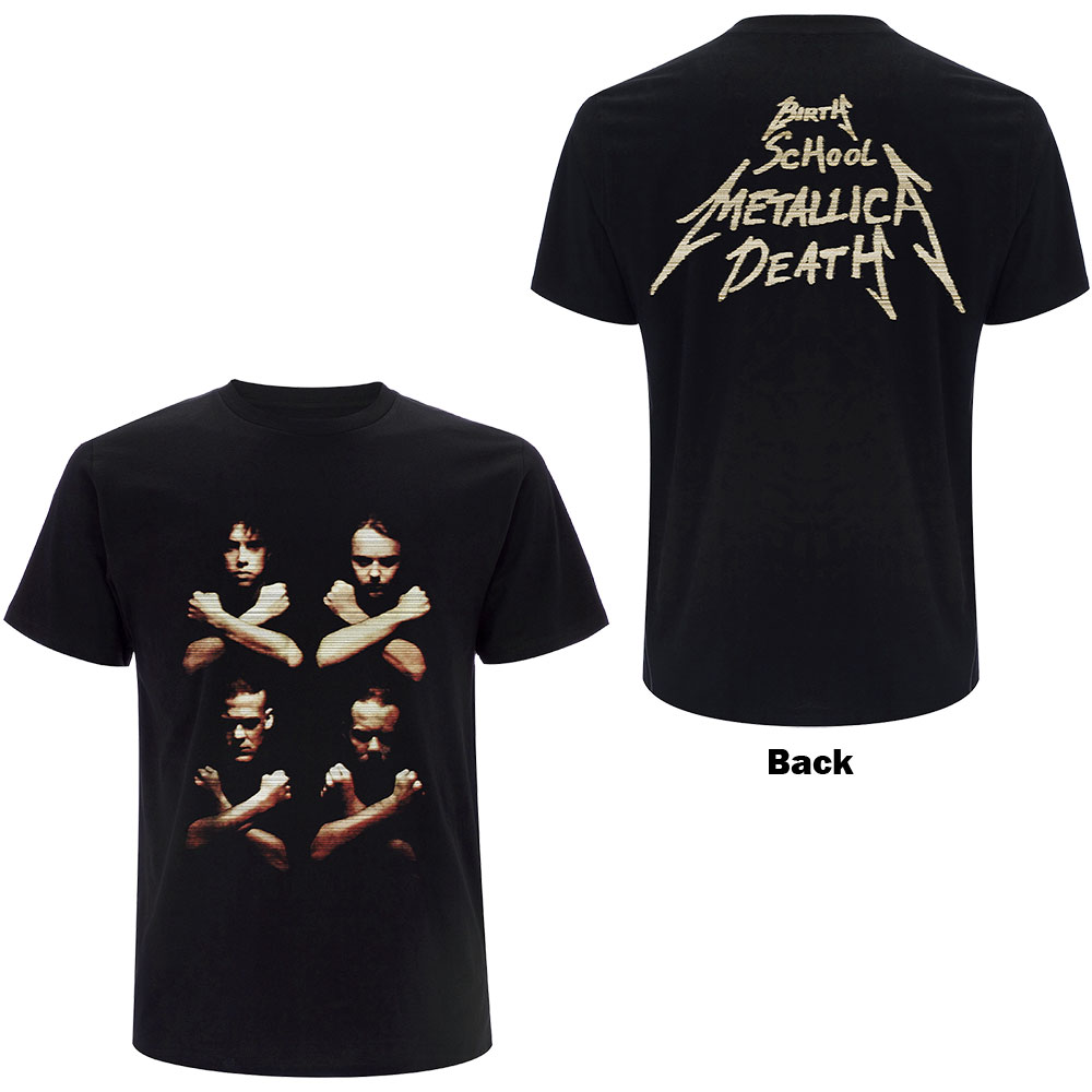Tričko Metallica - Birth Death Crossed Arms, Unisex,Čierna,XXL