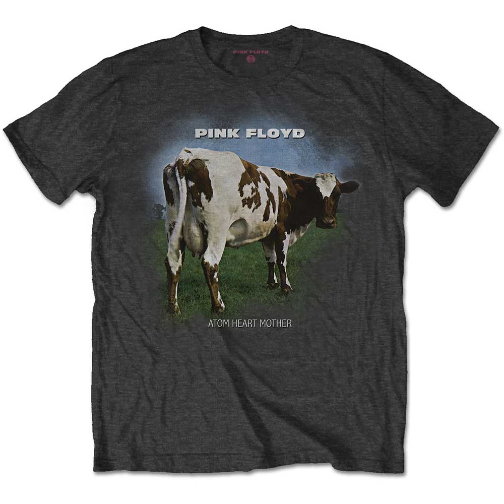 Tričko Pink Floyd - Atom Heart Mother Fade, Unisex,Šedá,XS