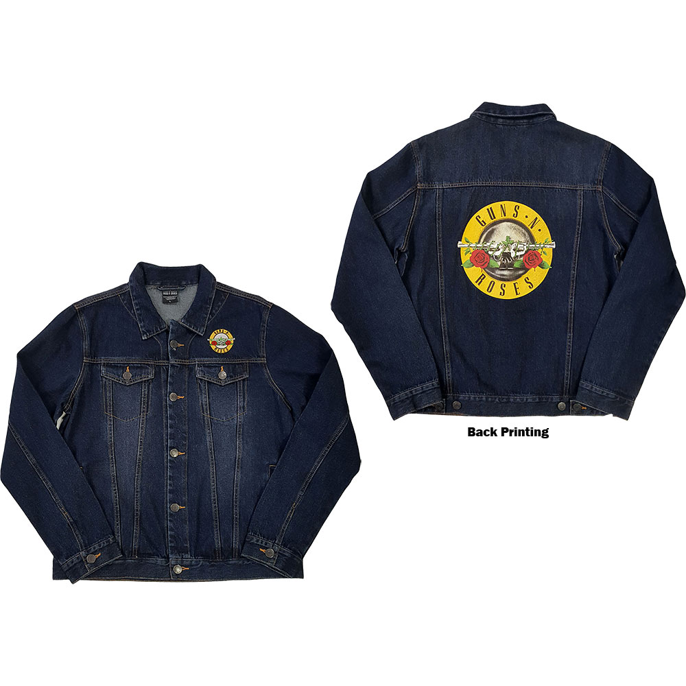 Bunda Guns N’ Roses - Classic Logo, Unisex,Modrá,XXL