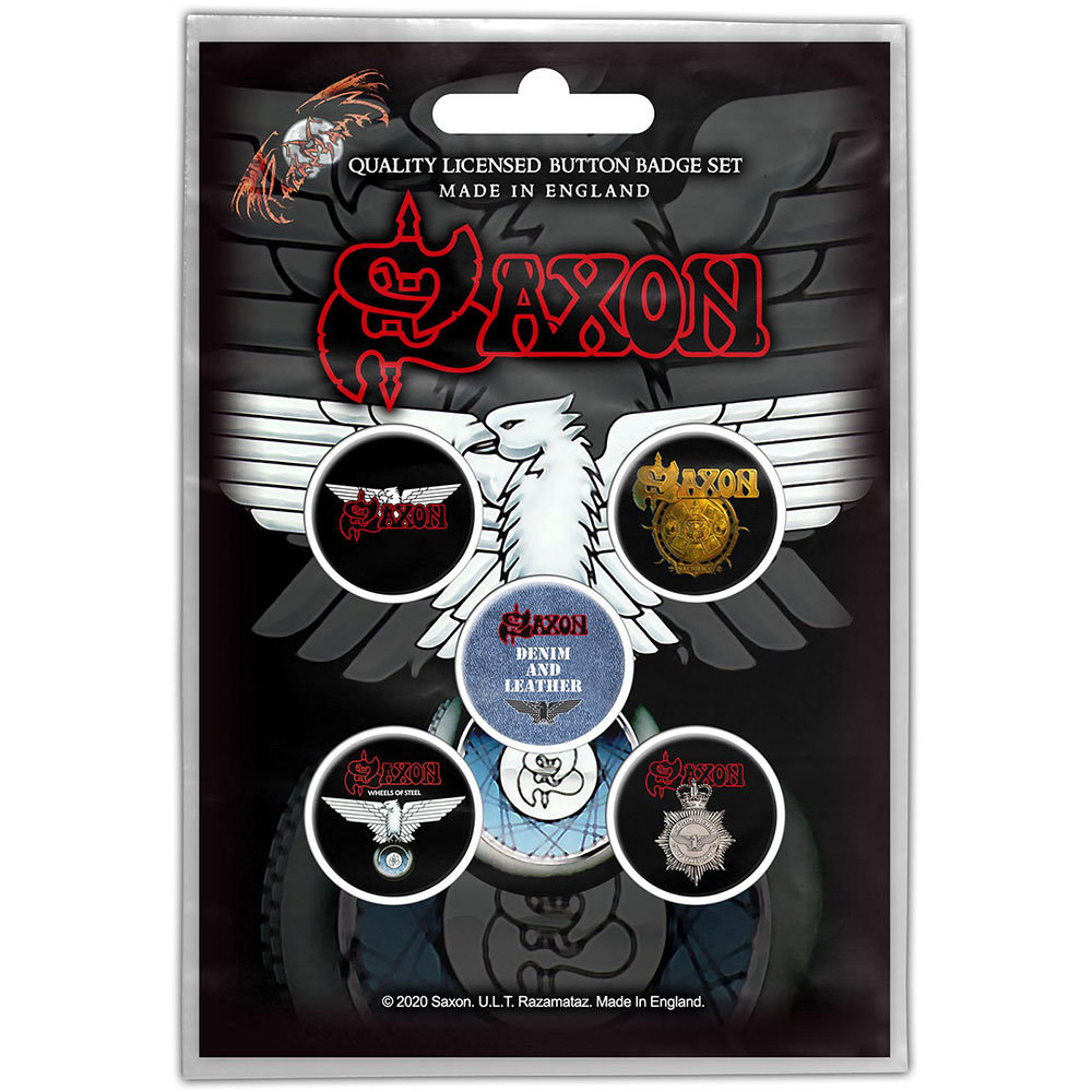 Odznak SAXON - Wheels Of Steel