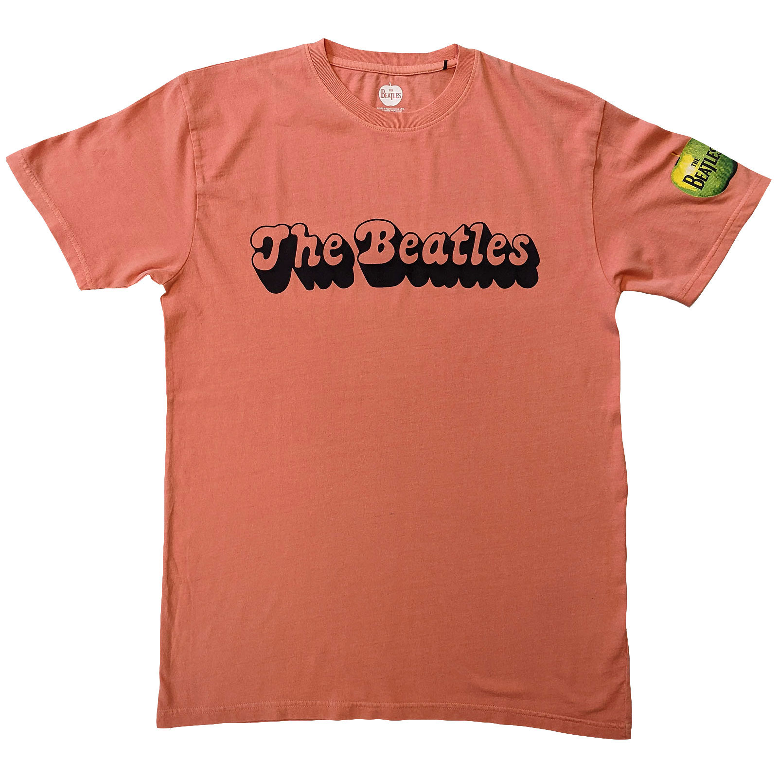 Tričko The Beatles - 70s Logo, Unisex,Červená,XXL