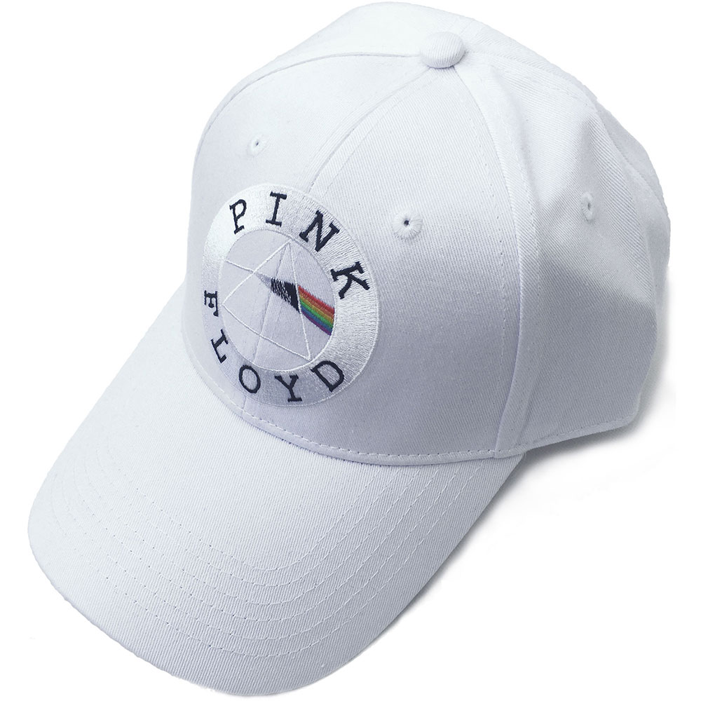Šiltovka Pink Floyd - Circle Logo, Unisex,Biela,Univerzálna