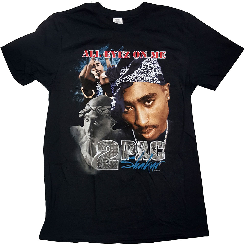 Tričko 2Pac - All Eyez Homage, Unisex,Čierna,XXL