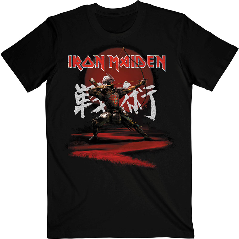 Tričko Iron Maiden - Senjutsu Eddie Archer Kanji, Unisex,Čierna,XXL