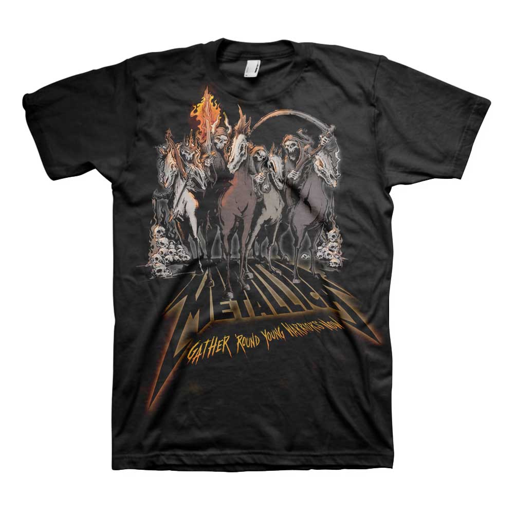 Tričko Metallica - 40th Anniversary Horsemen, Unisex,Čierna,XXL