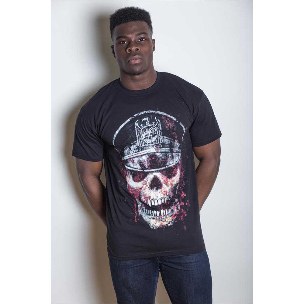 Tričko Slayer - Skull Hat, Unisex,Čierna,XXL